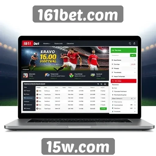 Análise da interface do usuário no 161bet.com